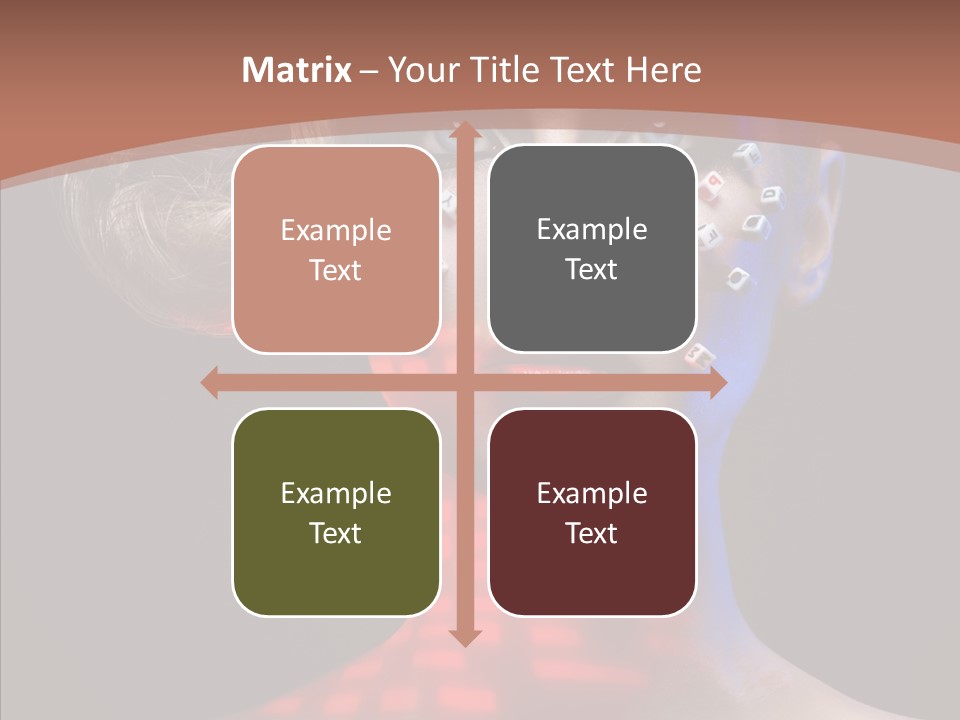 Model Attractive Light PowerPoint Template