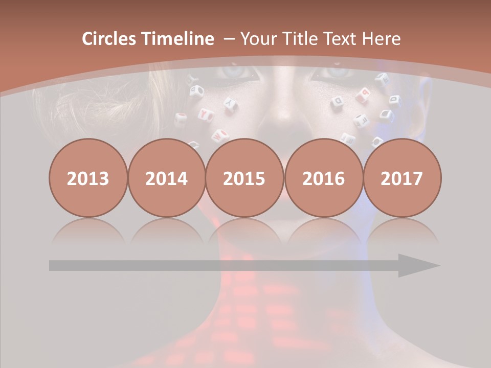 Model Attractive Light PowerPoint Template