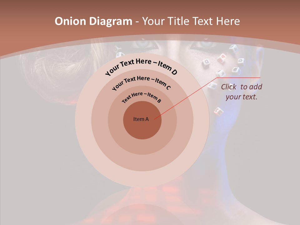 Model Attractive Light PowerPoint Template