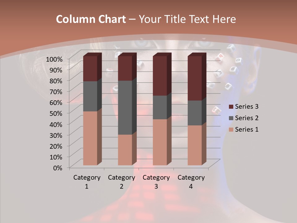Model Attractive Light PowerPoint Template