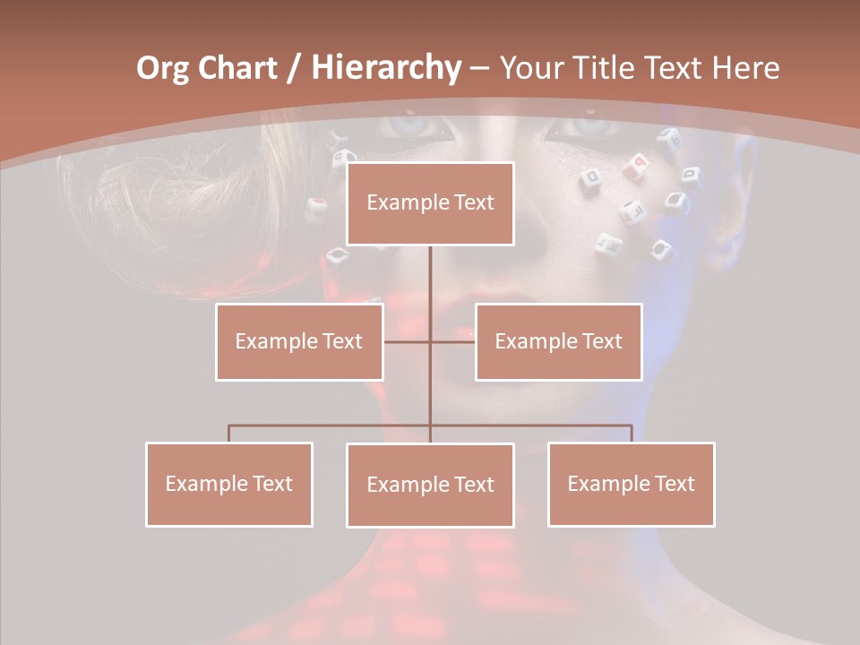 Model Attractive Light PowerPoint Template