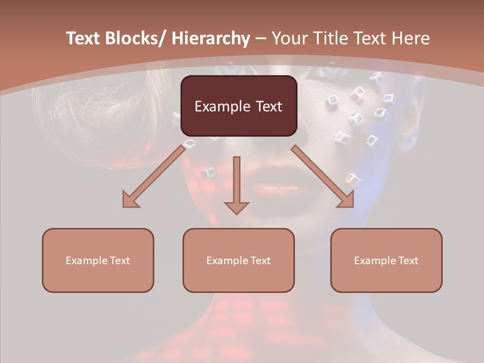 Model Attractive Light PowerPoint Template