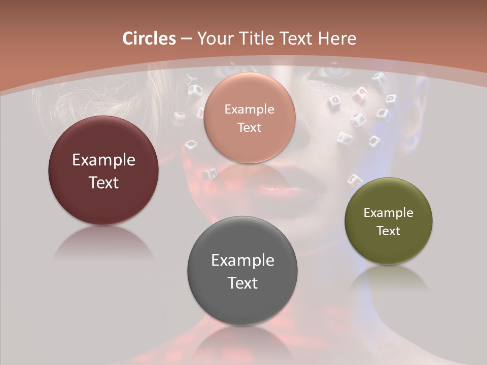 Model Attractive Light PowerPoint Template