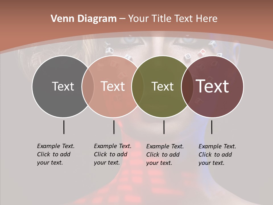 Model Attractive Light PowerPoint Template