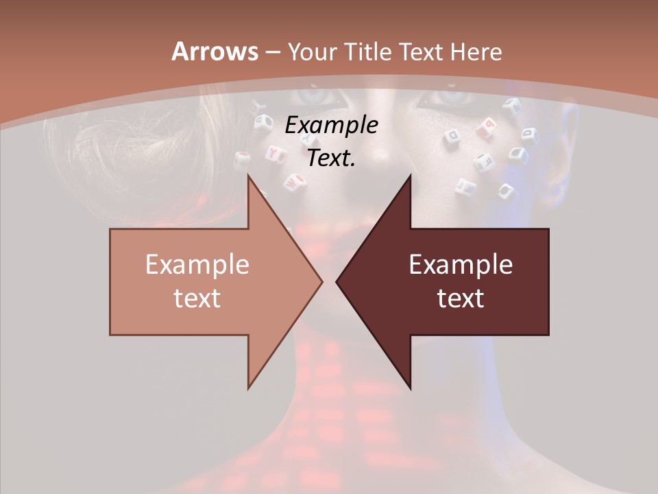 Model Attractive Light PowerPoint Template