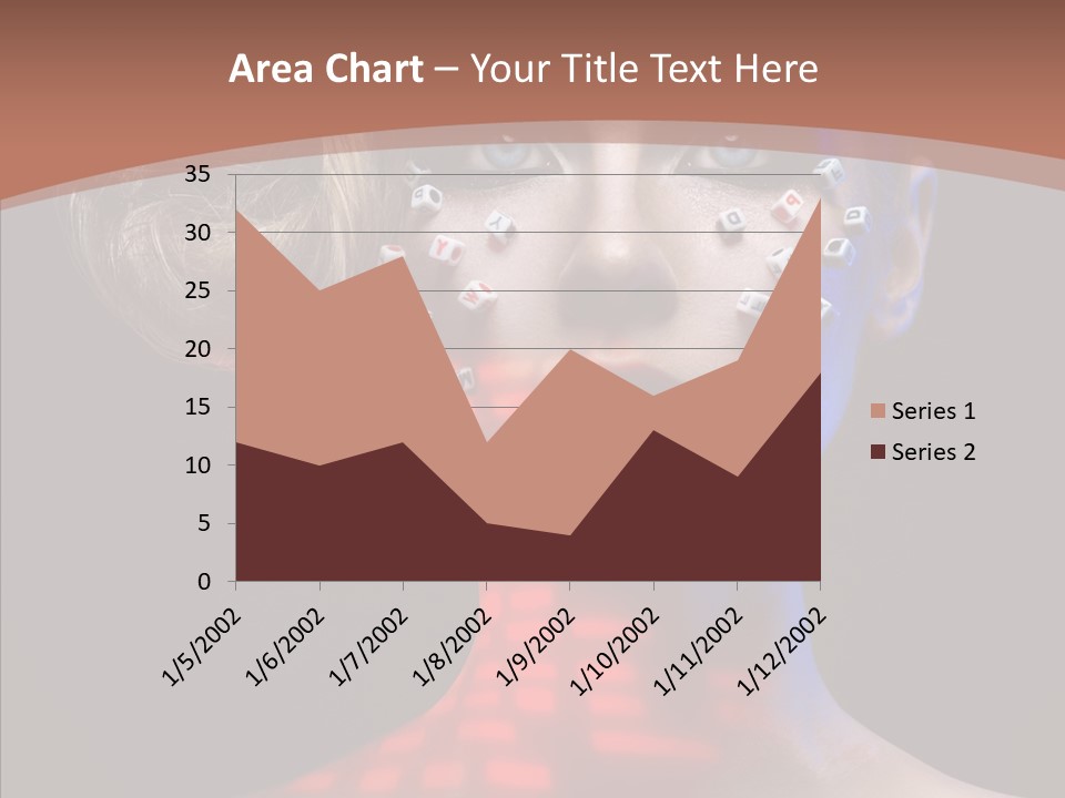 Model Attractive Light PowerPoint Template