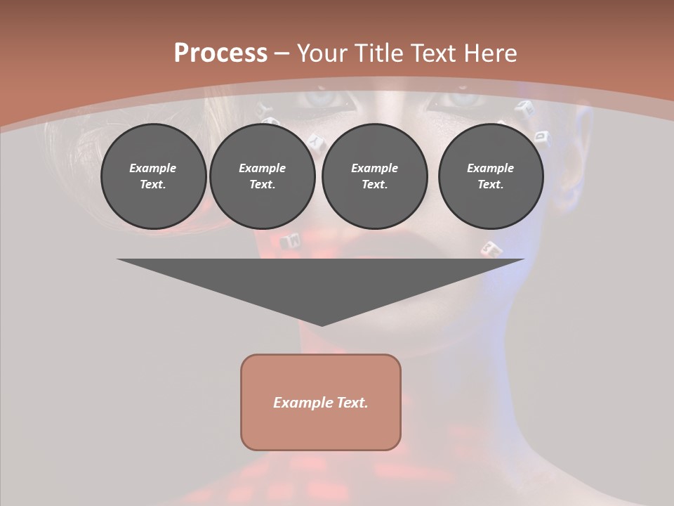 Model Attractive Light PowerPoint Template