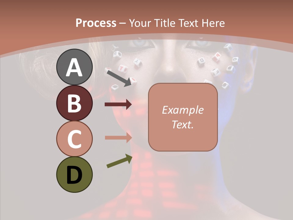 Model Attractive Light PowerPoint Template
