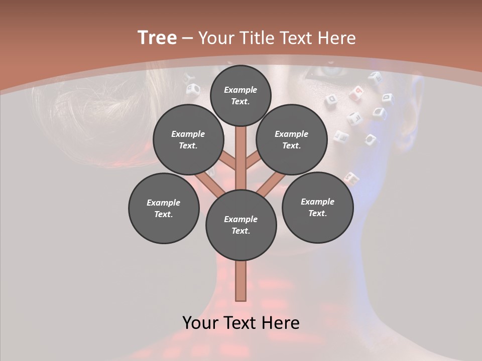 Model Attractive Light PowerPoint Template