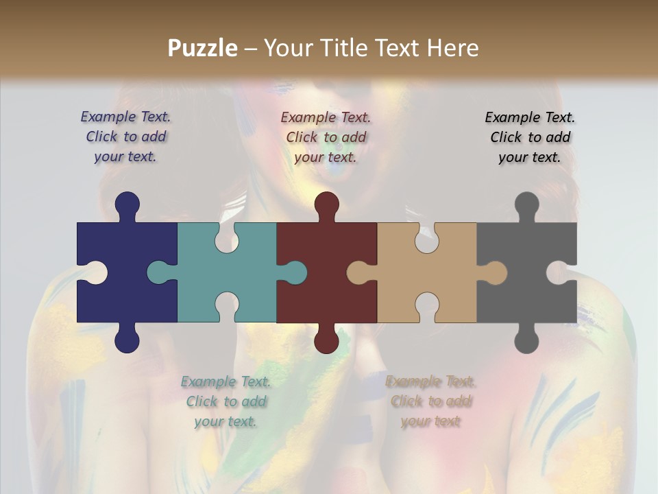 Hair Body Art Body PowerPoint Template