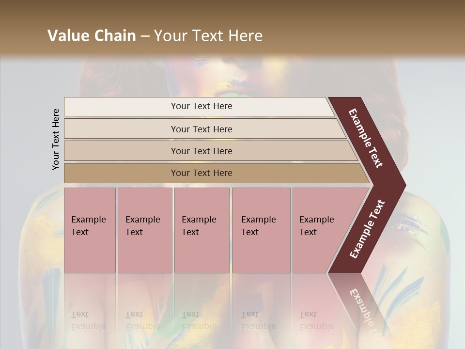 Hair Body Art Body PowerPoint Template