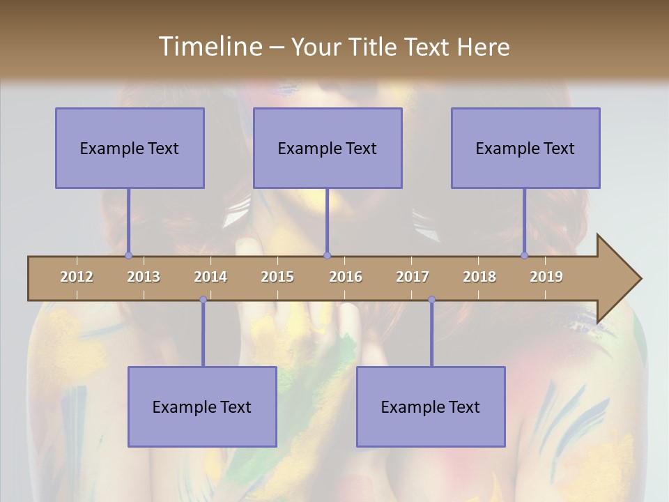 Hair Body Art Body PowerPoint Template