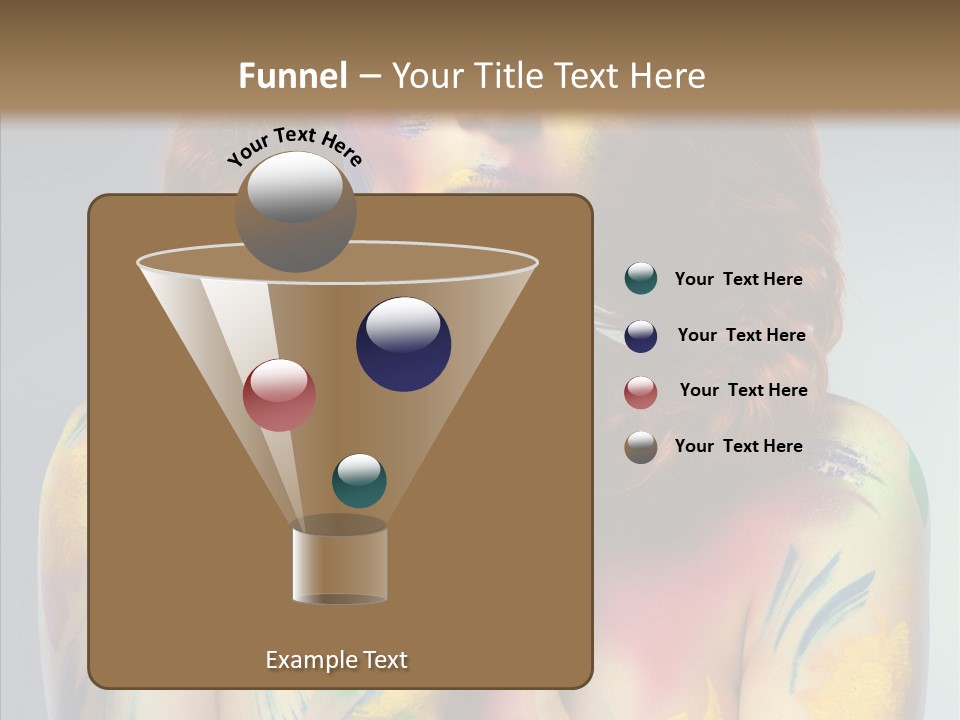 Hair Body Art Body PowerPoint Template