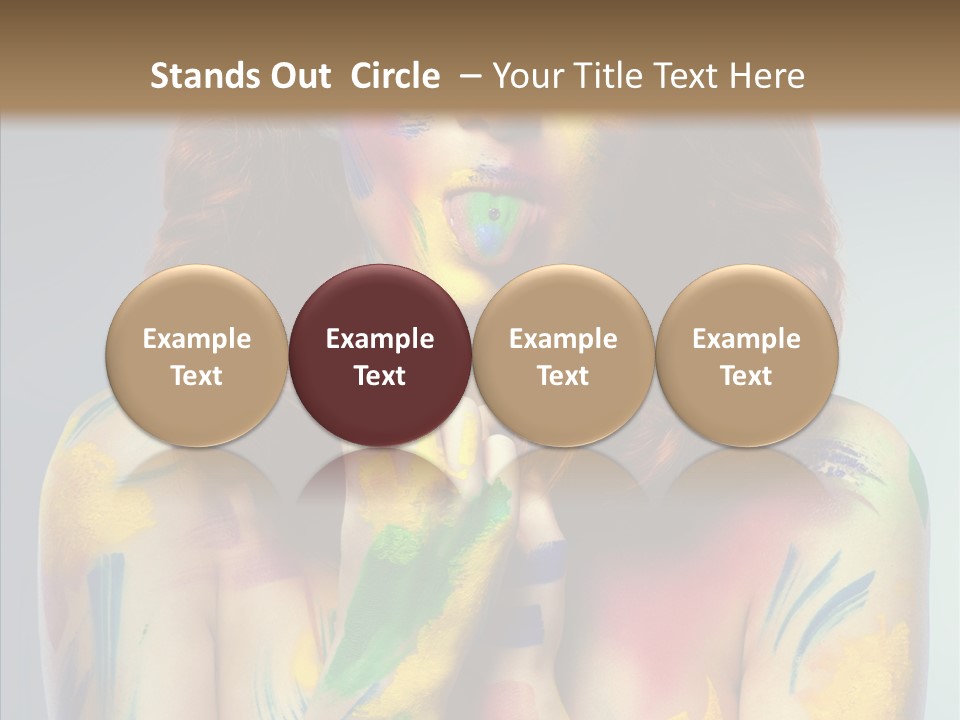 Hair Body Art Body PowerPoint Template