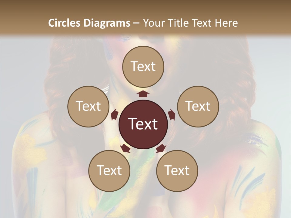 Hair Body Art Body PowerPoint Template