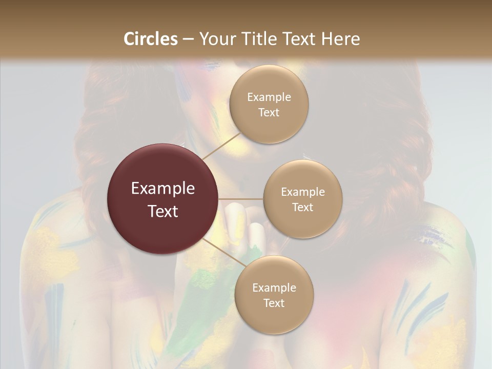 Hair Body Art Body PowerPoint Template