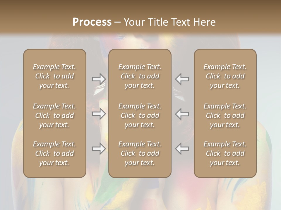 Hair Body Art Body PowerPoint Template