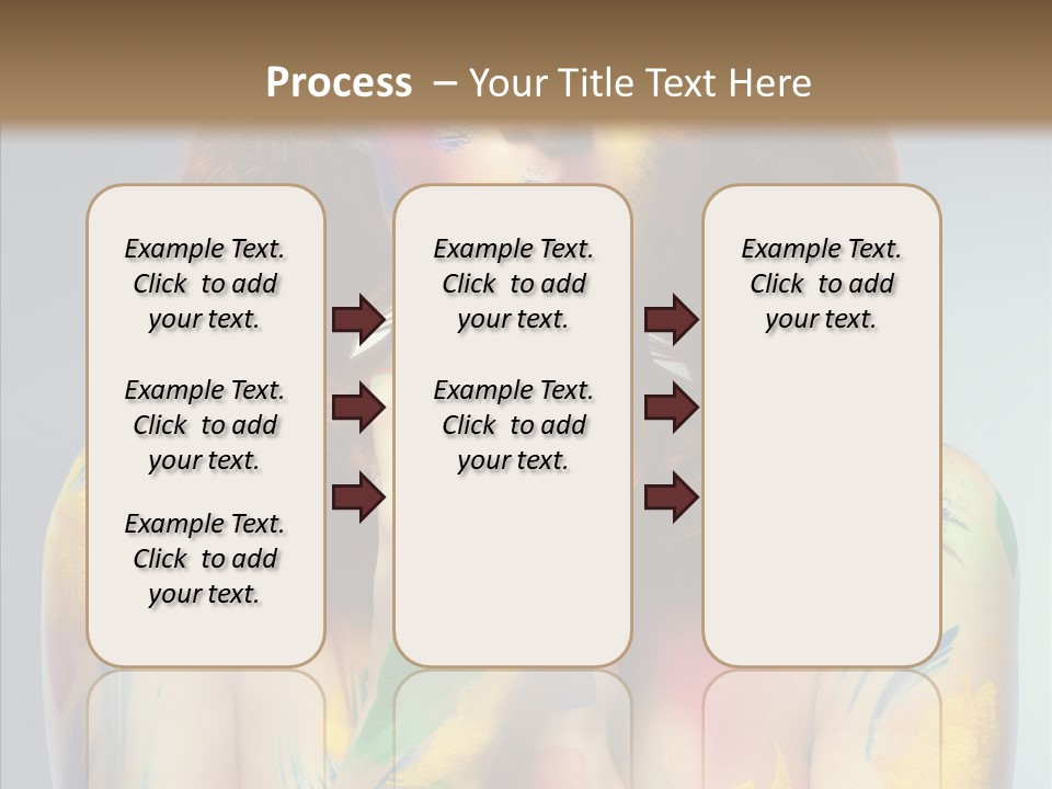 Hair Body Art Body PowerPoint Template