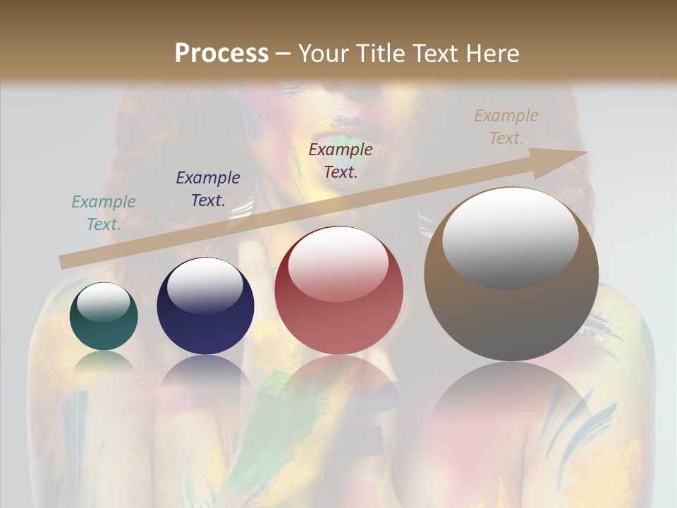 Hair Body Art Body PowerPoint Template