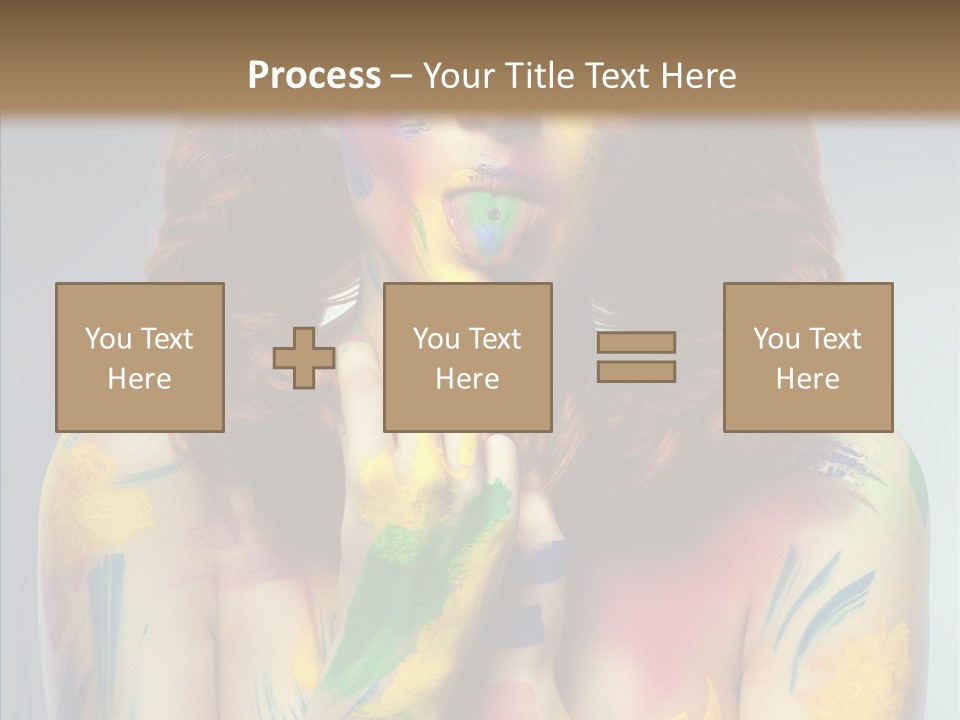 Hair Body Art Body PowerPoint Template