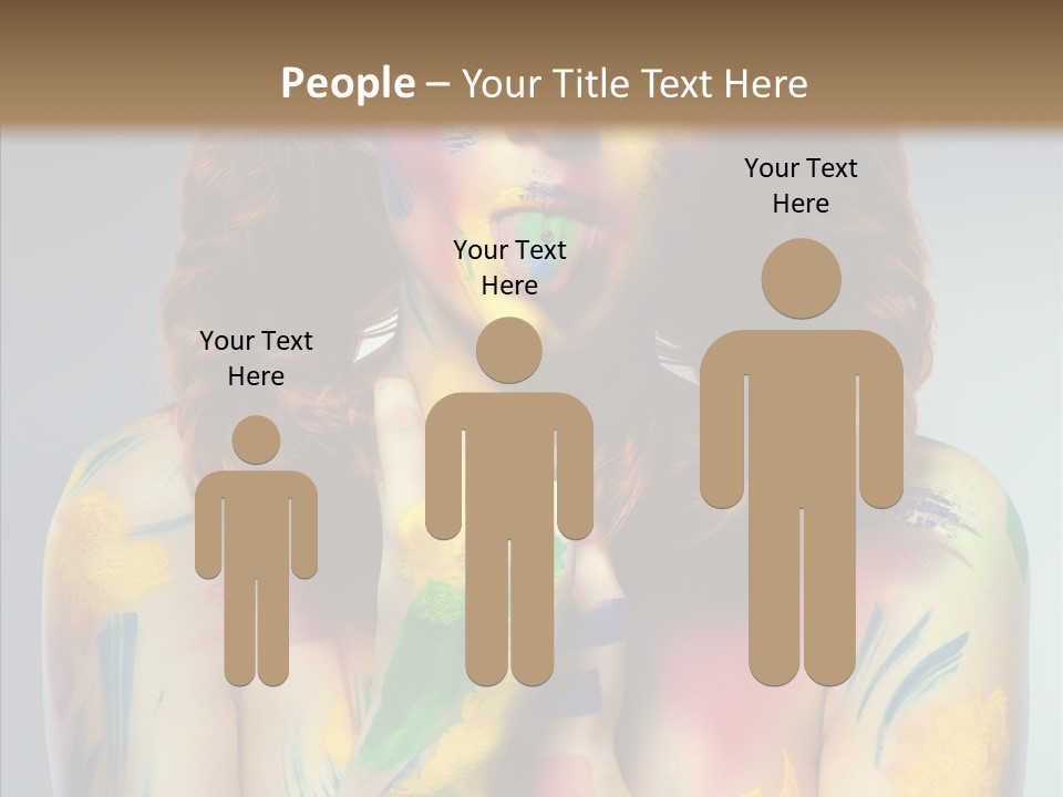 Hair Body Art Body PowerPoint Template