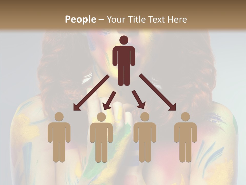 Hair Body Art Body PowerPoint Template