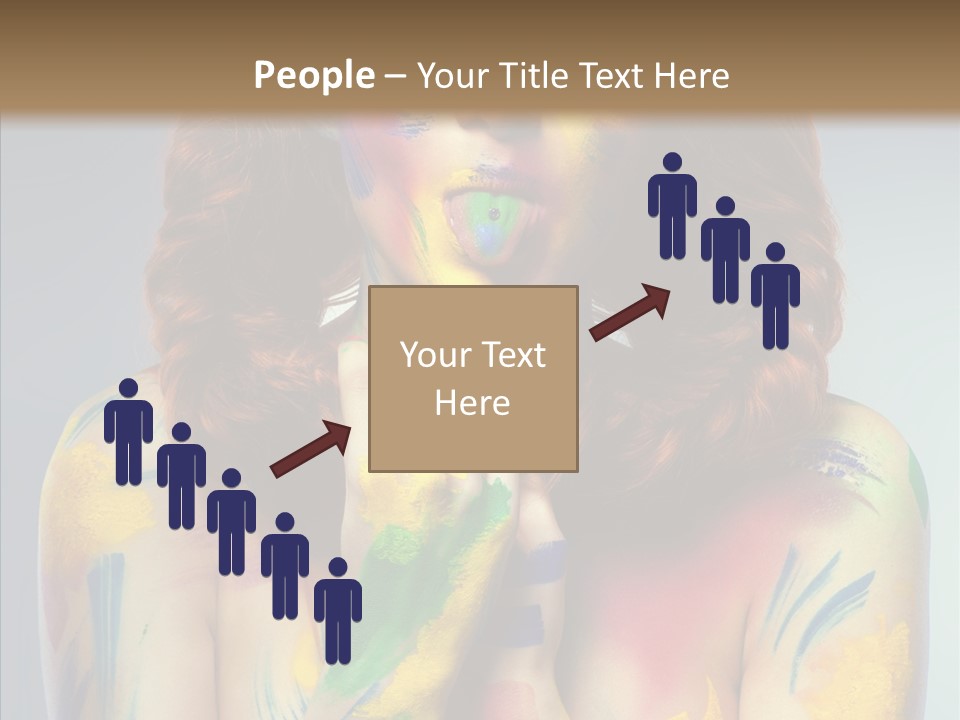 Hair Body Art Body PowerPoint Template