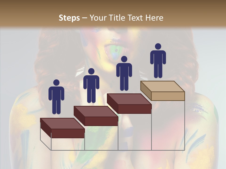 Hair Body Art Body PowerPoint Template