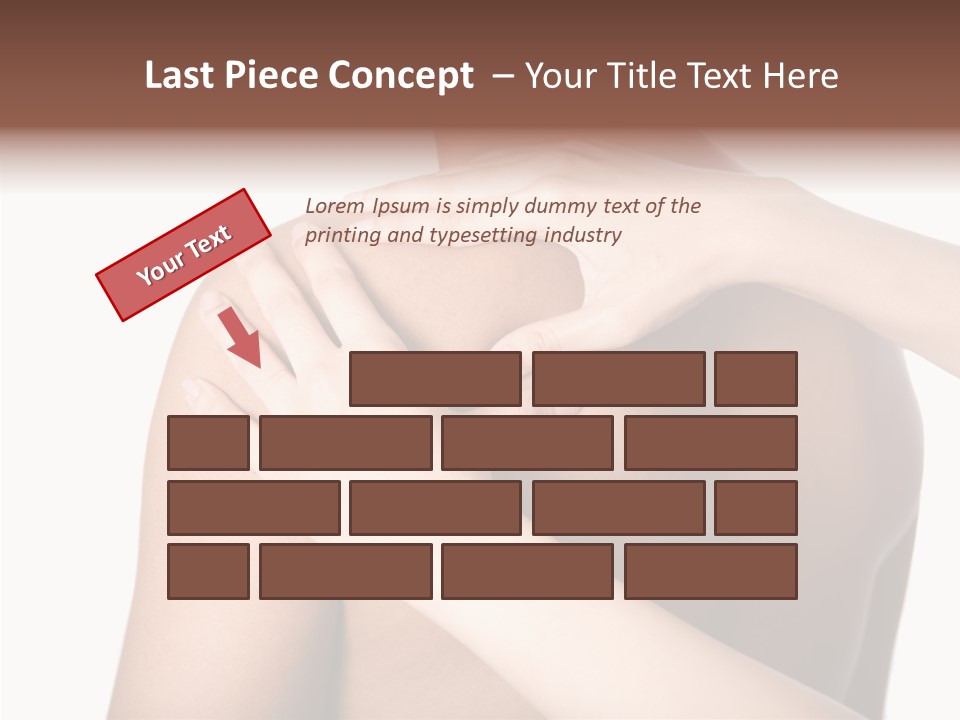 Sports Elbow Body PowerPoint Template