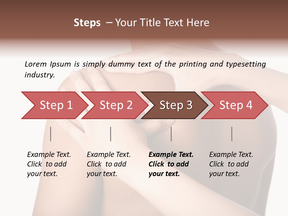 Sports Elbow Body PowerPoint Template