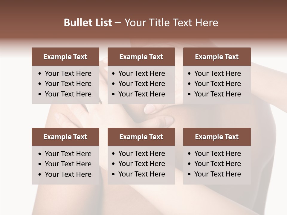 Sports Elbow Body PowerPoint Template