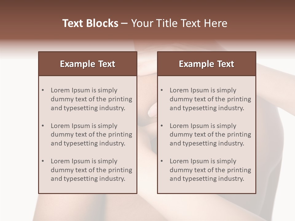 Sports Elbow Body PowerPoint Template