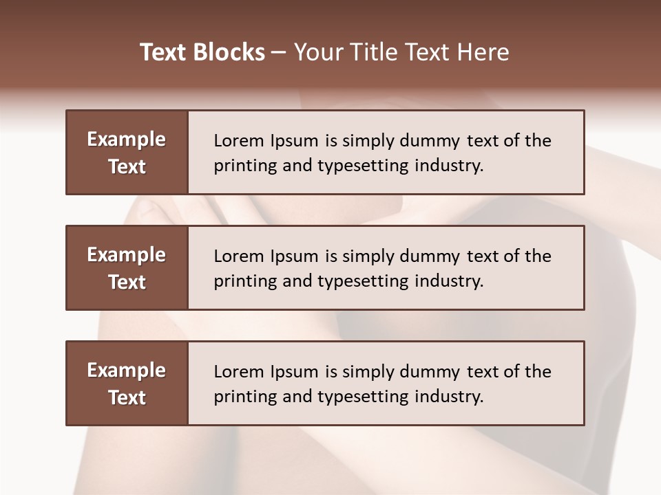 Sports Elbow Body PowerPoint Template