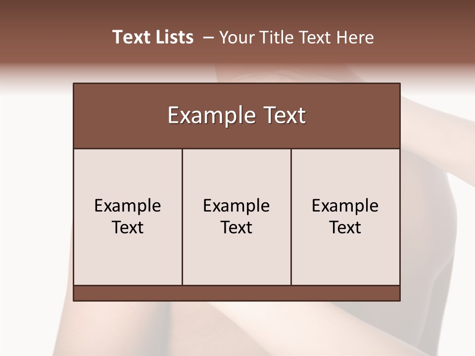 Sports Elbow Body PowerPoint Template