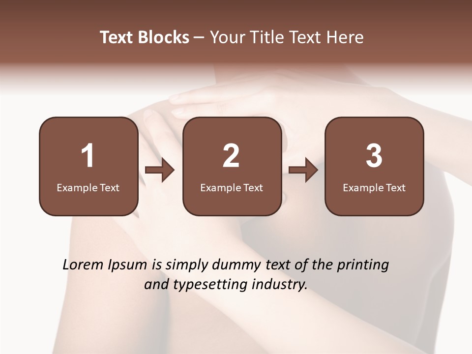 Sports Elbow Body PowerPoint Template