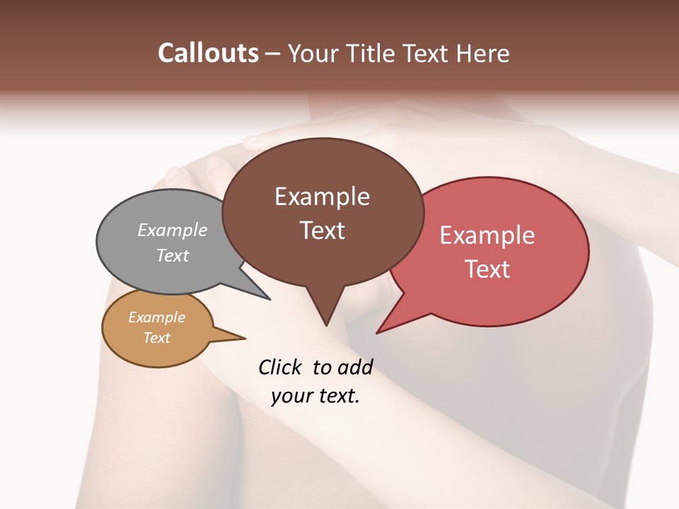 Sports Elbow Body PowerPoint Template