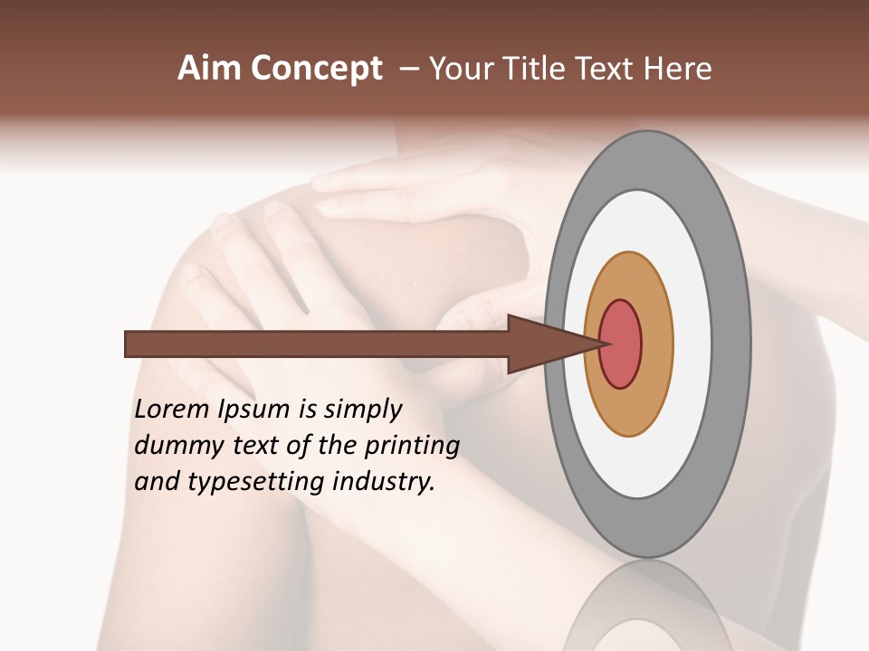 Sports Elbow Body PowerPoint Template