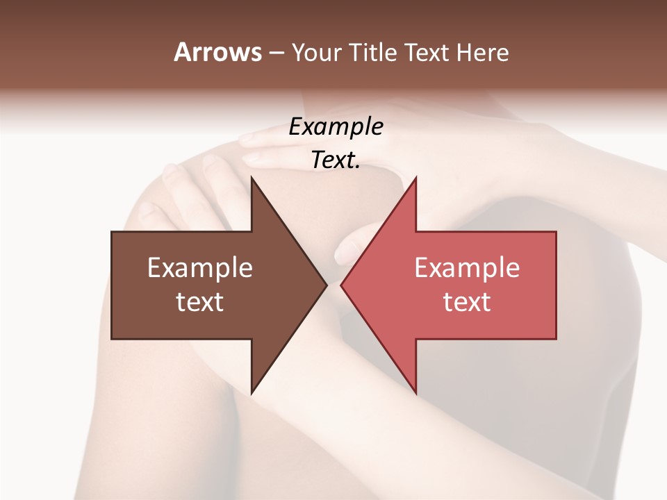 Sports Elbow Body PowerPoint Template