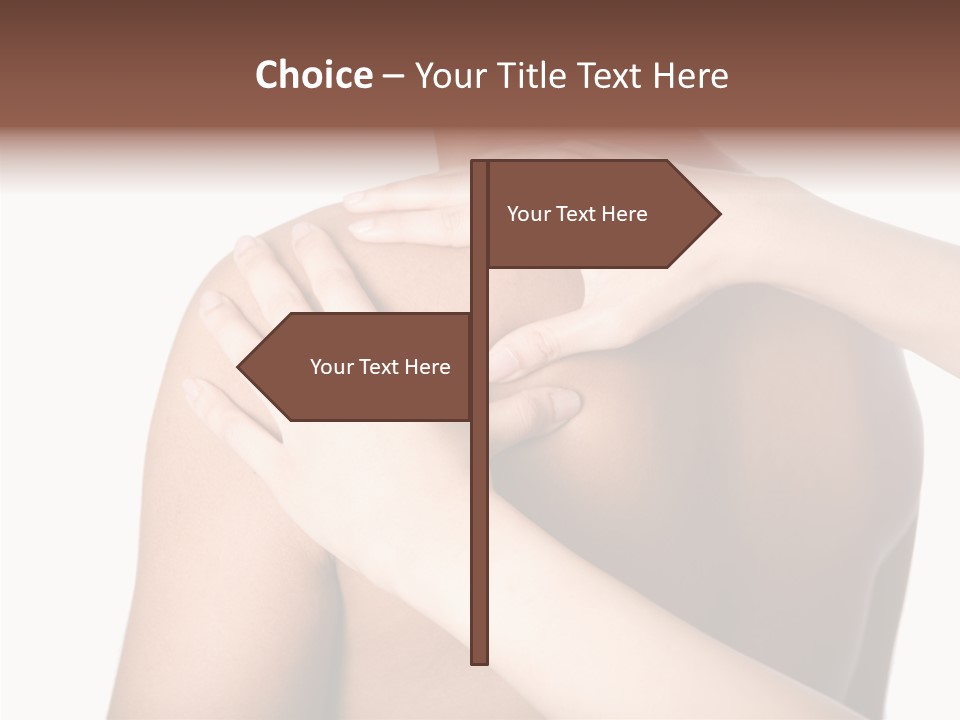 Sports Elbow Body PowerPoint Template