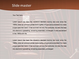 Furniture Chalet Elegance PowerPoint Template
