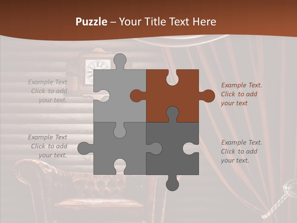 Furniture Chalet Elegance PowerPoint Template