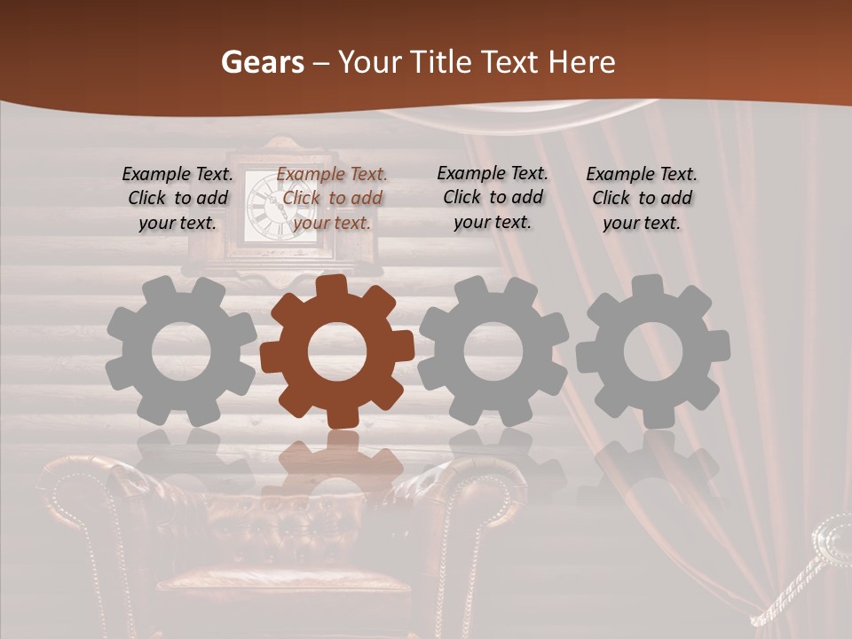 Furniture Chalet Elegance PowerPoint Template