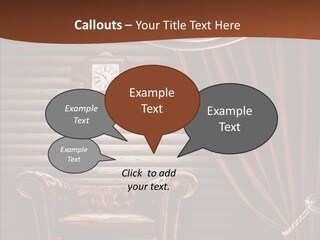 Furniture Chalet Elegance PowerPoint Template