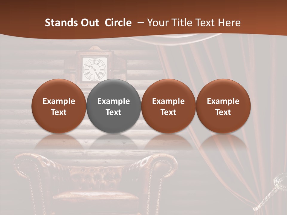 Furniture Chalet Elegance PowerPoint Template