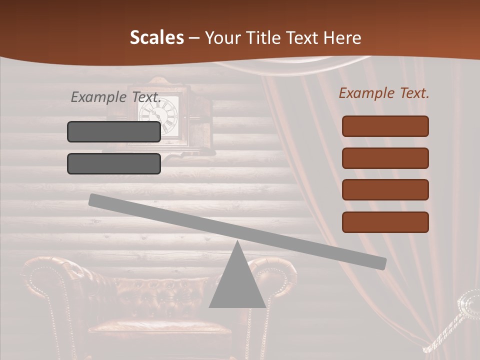 Furniture Chalet Elegance PowerPoint Template