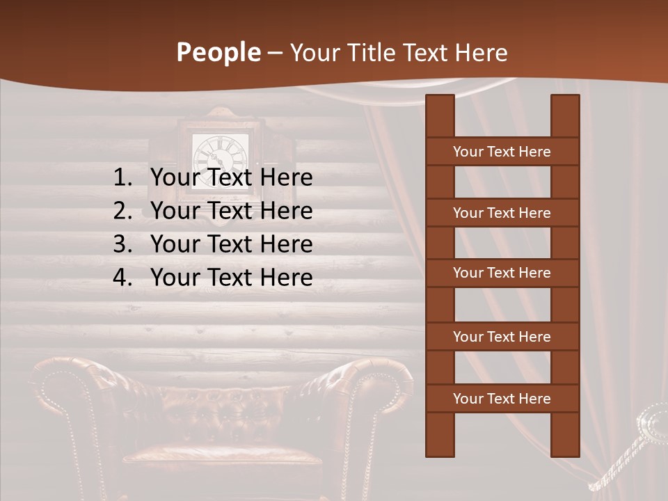 Furniture Chalet Elegance PowerPoint Template