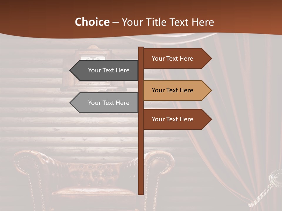 Furniture Chalet Elegance PowerPoint Template