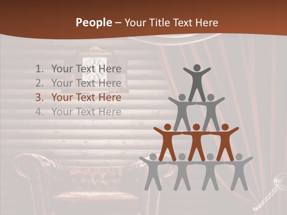 Furniture Chalet Elegance PowerPoint Template
