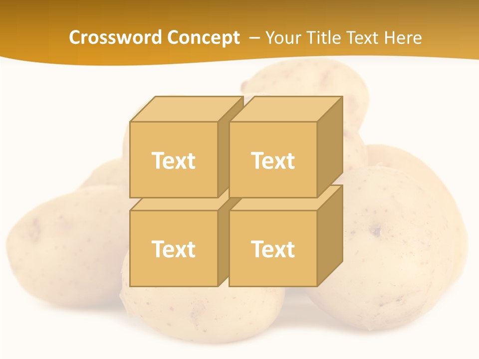 Golden Tuber Agriculture PowerPoint Template