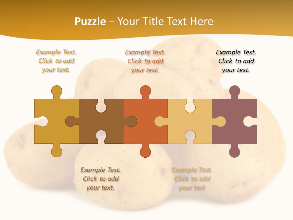 Golden Tuber Agriculture PowerPoint Template